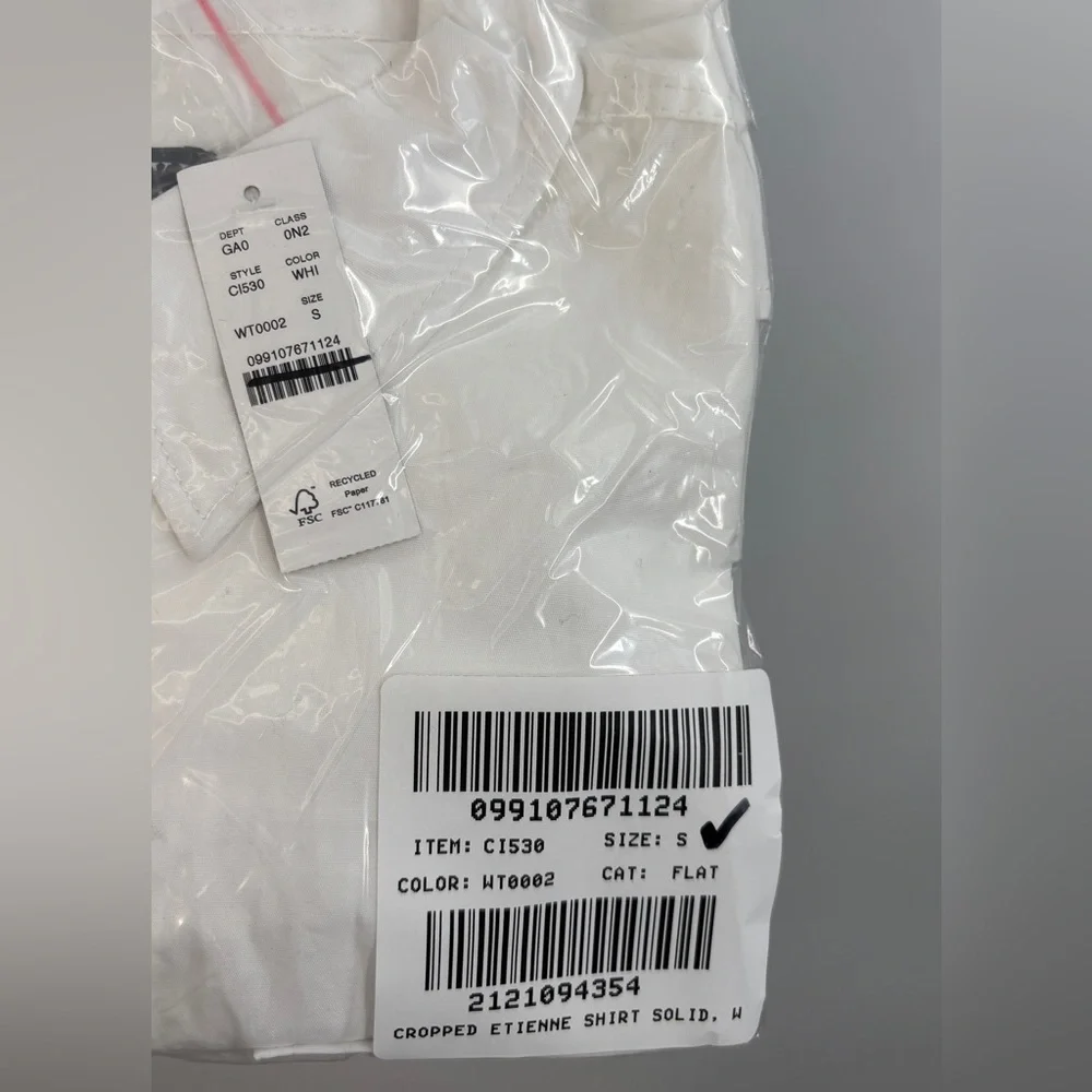 J.Crew Étienne cropped button-up shirt in cotton poplin - Picture 4 of 7